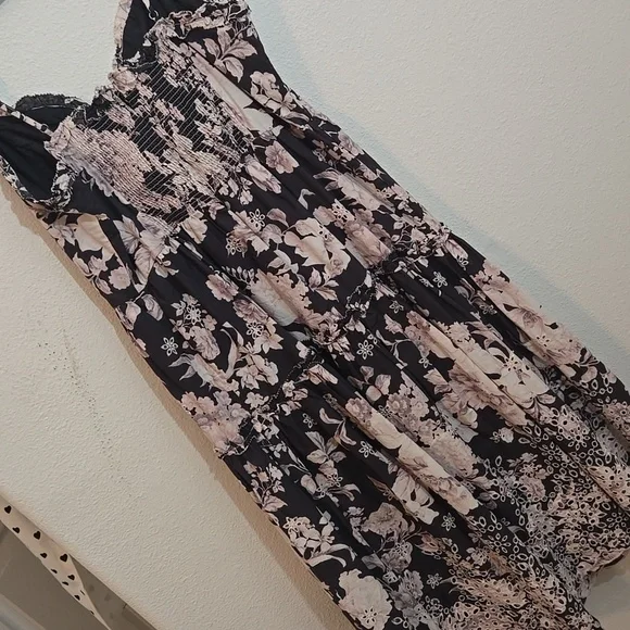 Anthropologie Floral Midi Dress MP - Picture 10 of 11